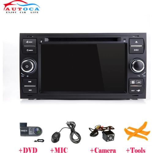 DSP IPS 2 Din Android 10.0Car GPS DVD PLAYER For Ford Mondeo S-max Focus C-MAX Galaxy Fiesta Transit Fusion Connect Kuga Radio