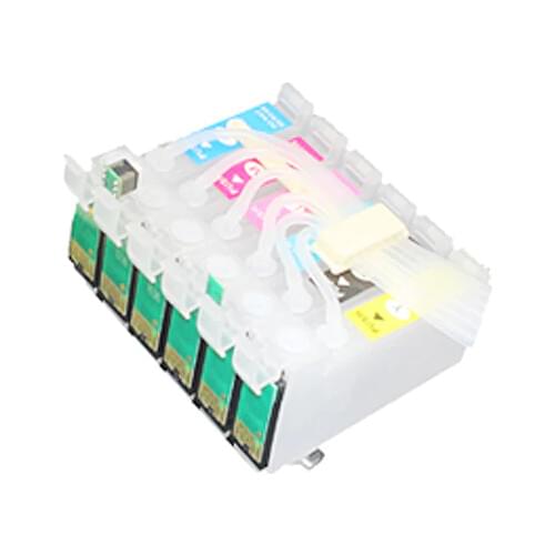 CISSPLAZA T0851 85N CISS ink cartridges compatible for epson Stylus Photo 1390 T60 printer with combo ARC chip T0851N