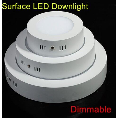 Dimmable 25W LED Light Surface Mouted Ceiling Downlight Panel LED Light with driver 85-265V High Lumens LED Down Light