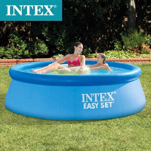 Intex Pvc 244 Diameter* 76 Heigh Outdool Sport Party Swimming Family Inflate Toy Baby Swimming Piscina Para Adultos Fishing