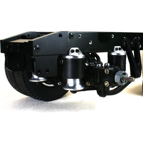 Metal Dual Pneumatic Suspension Set Pneumatic Suspension Set for 1/14 TAMIYA RC Tractor Truck DIY Model Car RC Car Upgrade Parts
