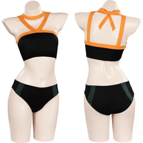 My Hero Academia Cosplay Bakugou Katsuki Costume Sexy Swimwear Two Piece Suit Halloween Carnival Outfits