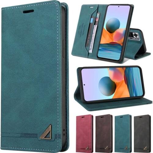 Anti-theft Leather Case For Redmi Note 10 9 8 7 Pro 10S 9S 8T Redmi 9A 9C 8A 7A Xiaomi 10T POCO F3 X3 NFC A3 Phone Cover Funda