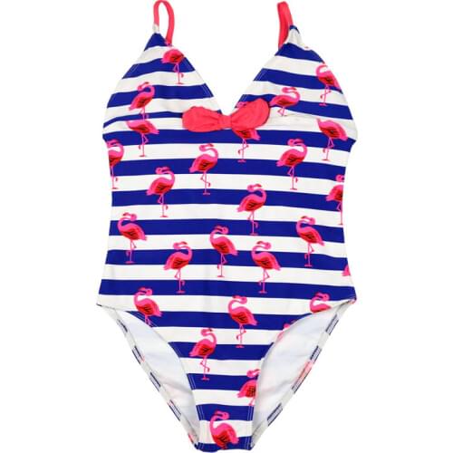 Girl Flamingos Swimsuits 2020 Kids One Piece Suits Child Swimwear Girls Hot Springs Beach Swimsuit Bathing Suit Biquini Infantil