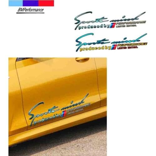 M Power Sport Car Stickers Emblem Side Stripe Decal For Bmw F47 F25 F97 F26 F15 F85 F16 F86 M3 M4 M5 X3 X4 X5 X6 X2 X7 G07 M3 M5