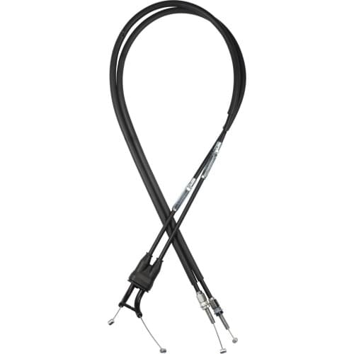 MotoMaster E0170403/ 5873190A Throttle Cable SET A B (OPEN and CLOSE) for Kawasaki KX 250 F 4T (2004-2005)