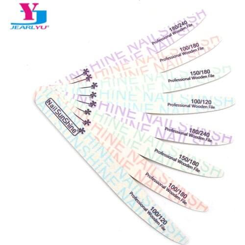 12Pcs/lot Nail Files And Buffers Set Wooden Sanding Nail Filer Polish Professional Accessory Nails Polishing Manicure Pedicure