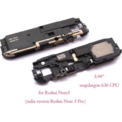 New original tested Buzzer Ringer Loud Speaker Loudspeaker for Xiaomi Redmi Note 5 (dual AI camera)/india Redmi Note5 pro