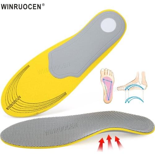 Men Women for Orthopedic Insoles 3D Flat Foot Plantar Fasciitis Orthotic Arch Support Insoles High Arch Shoe Pad Insole