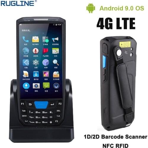 PDA Android 9.0 handheld terminal 1D laser 2d QR portable data collector terminal device with WIFI 4G NFC