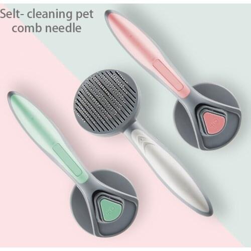 Pet Cat Hair Shedding Comb Needle Massage Combs Cat Brush Grooming Tools Dog Hair Remover Hair Cleaning And Beauty Comb