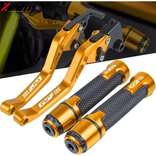 Motorcycle Handle Grips Handbar Ends Brake Clutch Lever For SUZUKI Bandit GSF600 GSF 600 2007-2015 2014 2013 2012 2011 2010 2009