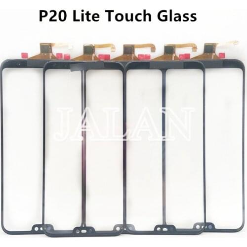 2pcs Touch Glass For Huawei P20 Lite LCD Digitizer Screen Repair Display Screen Front Glass Panel
