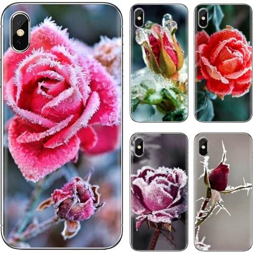 Silicone Skin Cover For Samsung Galaxy J1 J2 J3 J4 J5 J6 J7 J8 Plus 2018 Prime 2015 2016 2017 Sexy Winter cold Frozen Rose