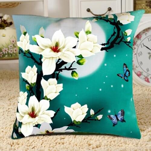 Cross stitch pillow kit embroidery needlework sets Diy printed 5D cross stitch pillow kits patterns paintings accessories fabric