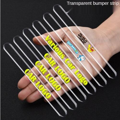 Car Door Edge Guard Scratch Protector Anti-collision Strip Stickers Trim Clear Anti Scratch Protective Door Bumper Strip