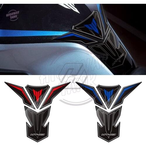 3D Motorcycle Gas Tank Pad Protection Decal 3D Resin Case for Yamaha MT-09 MT09 2013- 2015