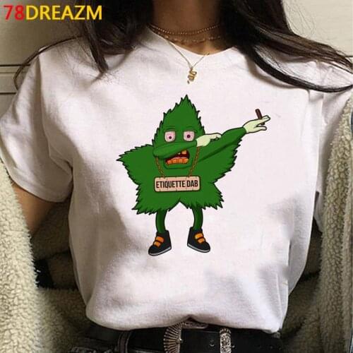 Bong Weed summer top clothes women tumblr white t shirt vintage grunge 2021 t shirt harajuku