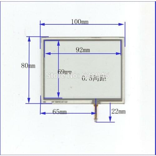 ZhiYuSun NEW 100mm*80mm Touch Screen for 100*80 for tble compatible for soling gps touch on display this is compatible