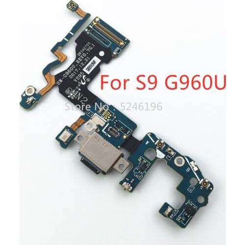1pcs Micro USB PCB Charging Charger Dock Port mini Connector Flex Cable For Samsung Galaxy S9 SM-G960U G960U Circuit board