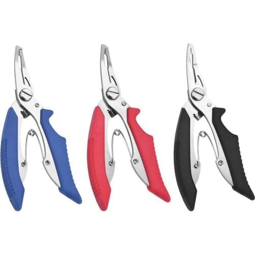 1PCS Fishing Plier Scissor Braid Line Lure Cutter Hook Remover Tackle Tool Cutting Fish Use Tongs Scissors Multi Function Plier