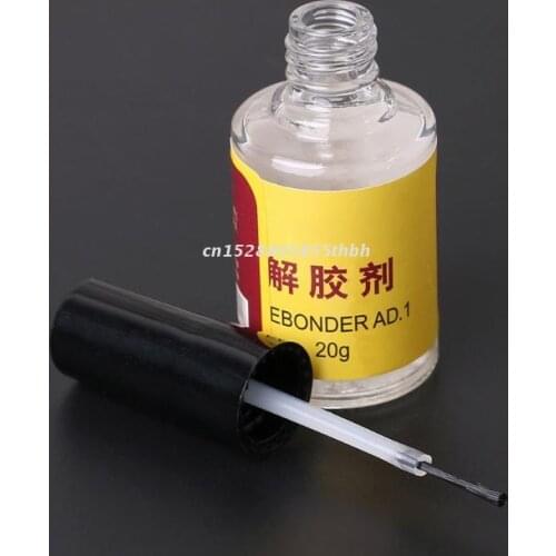 20g Glue Adhesive Superglue Remover Cleaner Debonder Bottle For UV Epoxy Resin