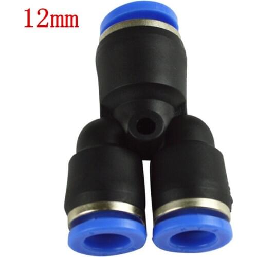 50pcs PY12 12mm Y Union Tube Quick Connecting One Touch Fittings PY-12