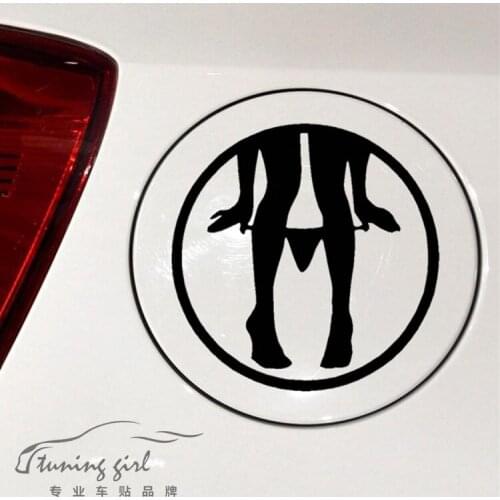 Car Stickers Beauty Sexy Funny Creative Decoration Decals For Fuel Tank Cap Auto Tuning Styling Vinyls D40