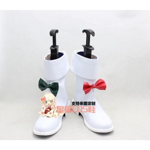 Hopeless Masquerade White Short Cosplay Shoes Boots X002