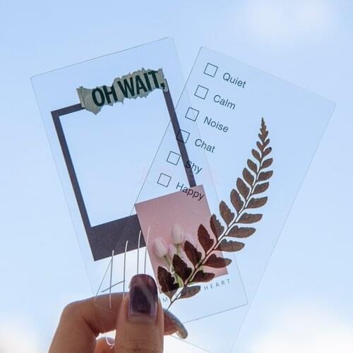 JAINWU 10sheets Movie Life Museum Series Transparent PET Sticker Decorative Card Journal Collage Material Kawaii School Supplies