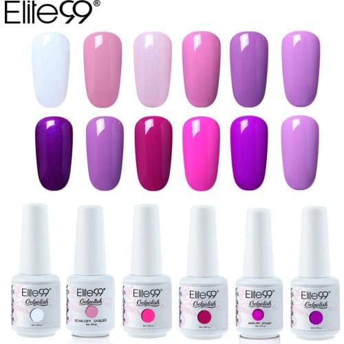 Elite99 8ml Gel Nail Polish UV LED Semi Permanent Nail Polish Soak Off Gel Varnish Enamel Gel Primer Nail Art Lacquer Manicure