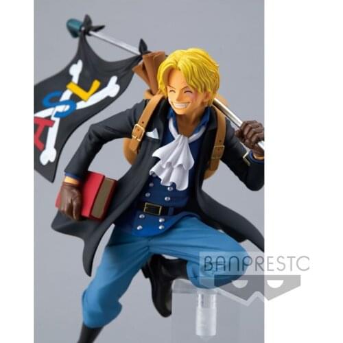 BANDAI Banpresto ONE PIECE Sabo Figure Pirate Flag Anime Model Doll Toys Gifts
