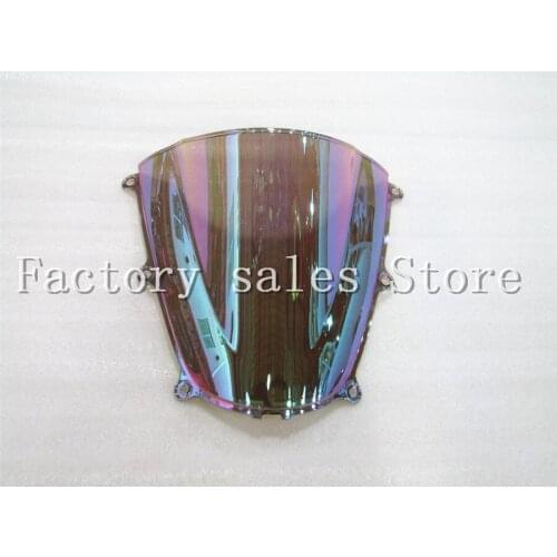 HotSale For Honda CBR 600 RR CBR600RR F5 2005 2006 iridium Windshield WindScreen Double Bubble CBR600 RR CBR 600RR
