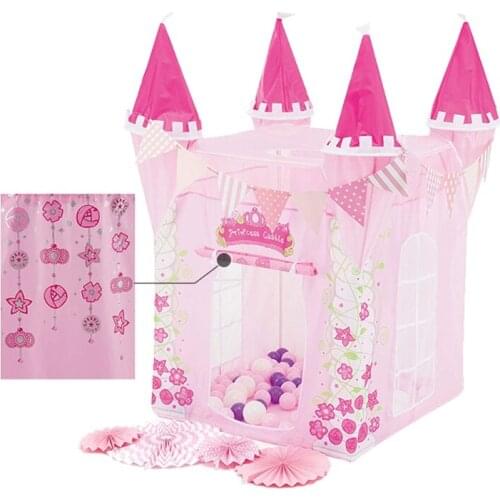130cm/51in Play House Indoor Tent w/ Door & Window Yard Activity Game Accessory