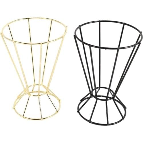 2 Pcs Metal Iron Flower Stand Plant Home Decoration Balcony Flower Plant Stand Pergola