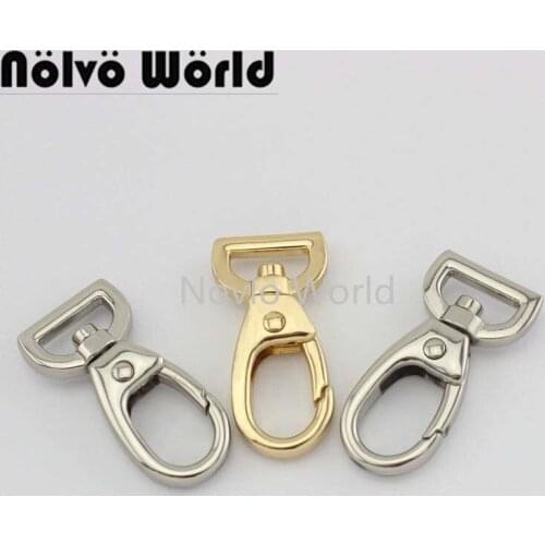 Nolvo World 5-20-100pcs 4 colors 40*13mm 1/2" swivel snap hook buckle accessories,swivel hook hangers