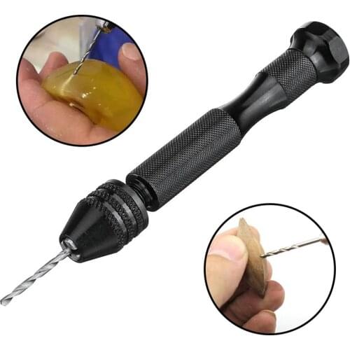 10pcs Tap Twist Drill Bit Set Spiral Screw for Cutting Drilling Hand Manual Drill Chuck Polishing Bits 0.5-0.8mm Drilling Tools