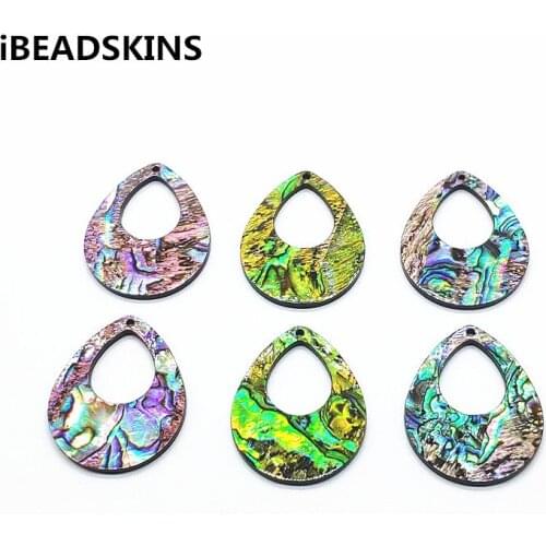 New arrival! 38x30mm 30pcs Acrylic with Shell Drop charm for Jewelry Findings/Earrings DIY parts,Jewelry Findings & Components