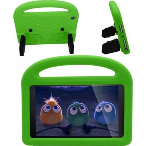 New Kids Cartoon EVA Silicone Shockproof Cover Case For Amazon Kindle Fire HD 8 2016 For New Kindle Fire HD 8 2017 Stand Case