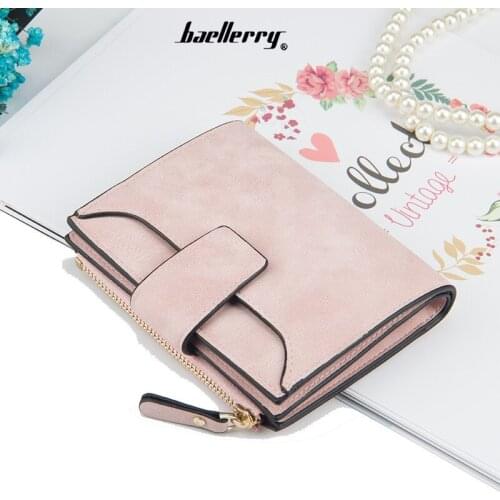 New Leather Women Wallet Hasp Small And Slim Coin Pocket Purse Women Wallets Cards Holders Luxury Brand Wallets Designer Purse
