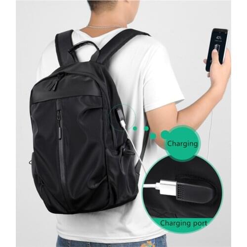 2021New Backpack Casual Travel Business Large Capacity Laptop Backpack USB Multi-function Waterproof Fashion Student Backpack