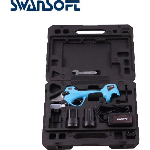 Bypass pruning shears 25mm The screen displays the function power pruning shears garden tools