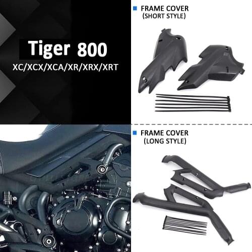 Fit For Tiger800 XC XCX XCA XR XRX XRT Frame Cover Guard Motorcycle Fit For Tiger 800 Bumper Side Protection Guard
