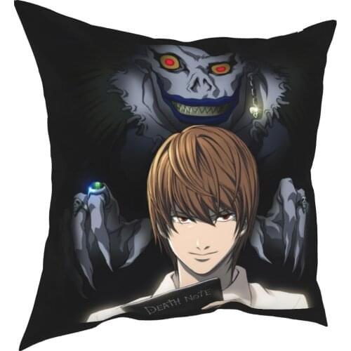 Printed pillow death note flannel pillowcase sofa gift car bedroom decoration home decoration