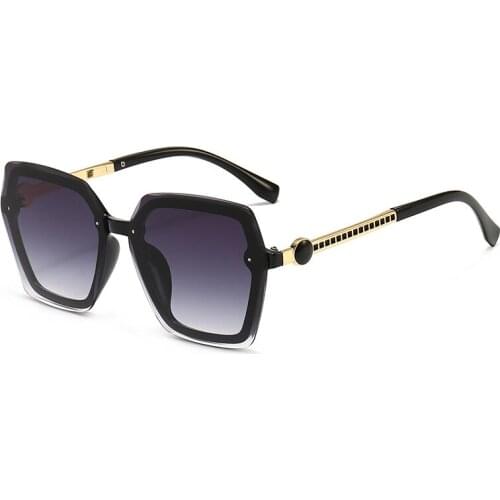 Brand Design Big Frame Square Sunglasses For Women Men Fashion Classic Retro Luxury Unisex Summer Outdoor Driving Sun Glasses