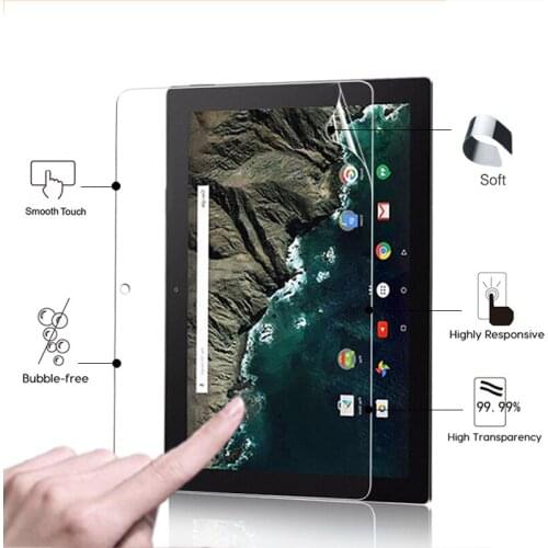 High Quality HD lcd screen protector film For Google Pixel C 10.2" Clear glossy front protective coverwith clean cloth