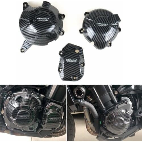 KAWASAKI Z900 Motorcycle Engine Protective Shell Carbon Fiber Appearance 2017-2018-2019-2020-2021