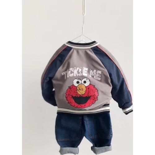 Winter Dress New Baby Cartoon Cotton Jacket Zip-up Jacket Boys Jacket