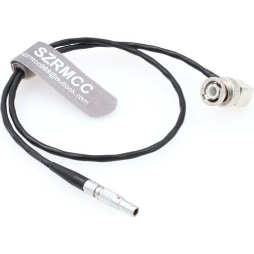 00B 4 Pin Male to BNC Male Time Code Input Cable for Red Epic Scarlet DSMC2 Camera
