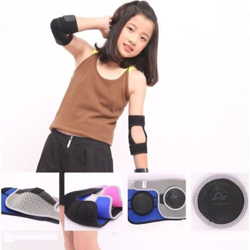 1pair Kids Children Sports Elbow Support Outdoor Roller-skating Dancing Playing Armguards Joint Protector Elbow Pads Girl Boy